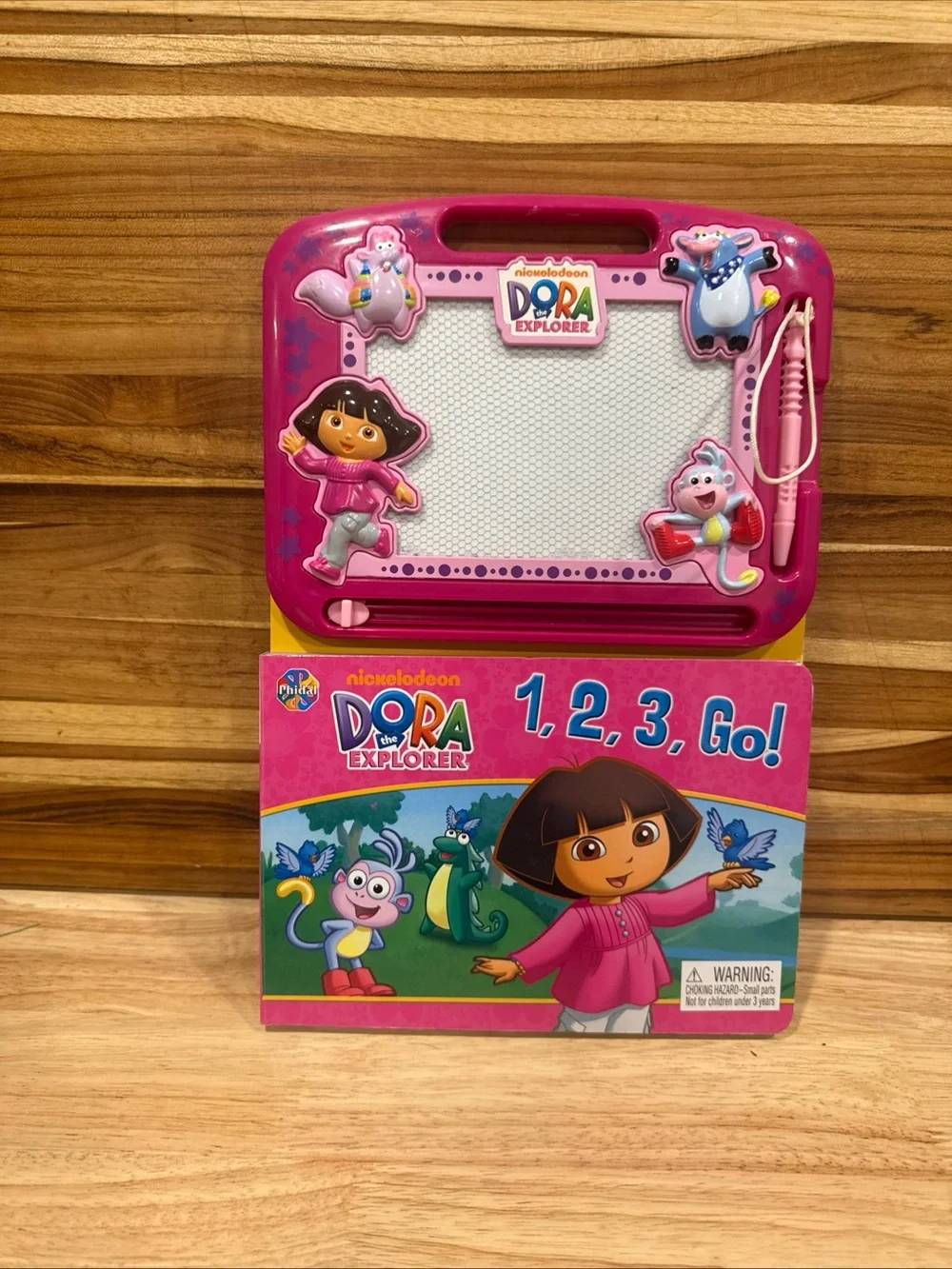 Nickelodeon Dora the Explorer Drawing Pad 2012 1,2,3 Go!